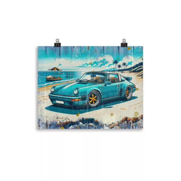 beach-targa-retro-mate-poster-11x14