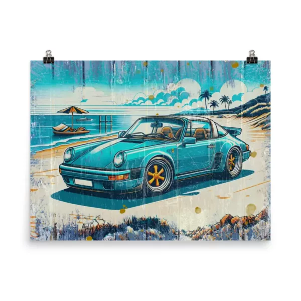 beach-targa-retro-mate-poster-18x24