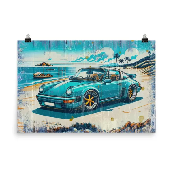 beach-targa-retro-mate-poster-24x36