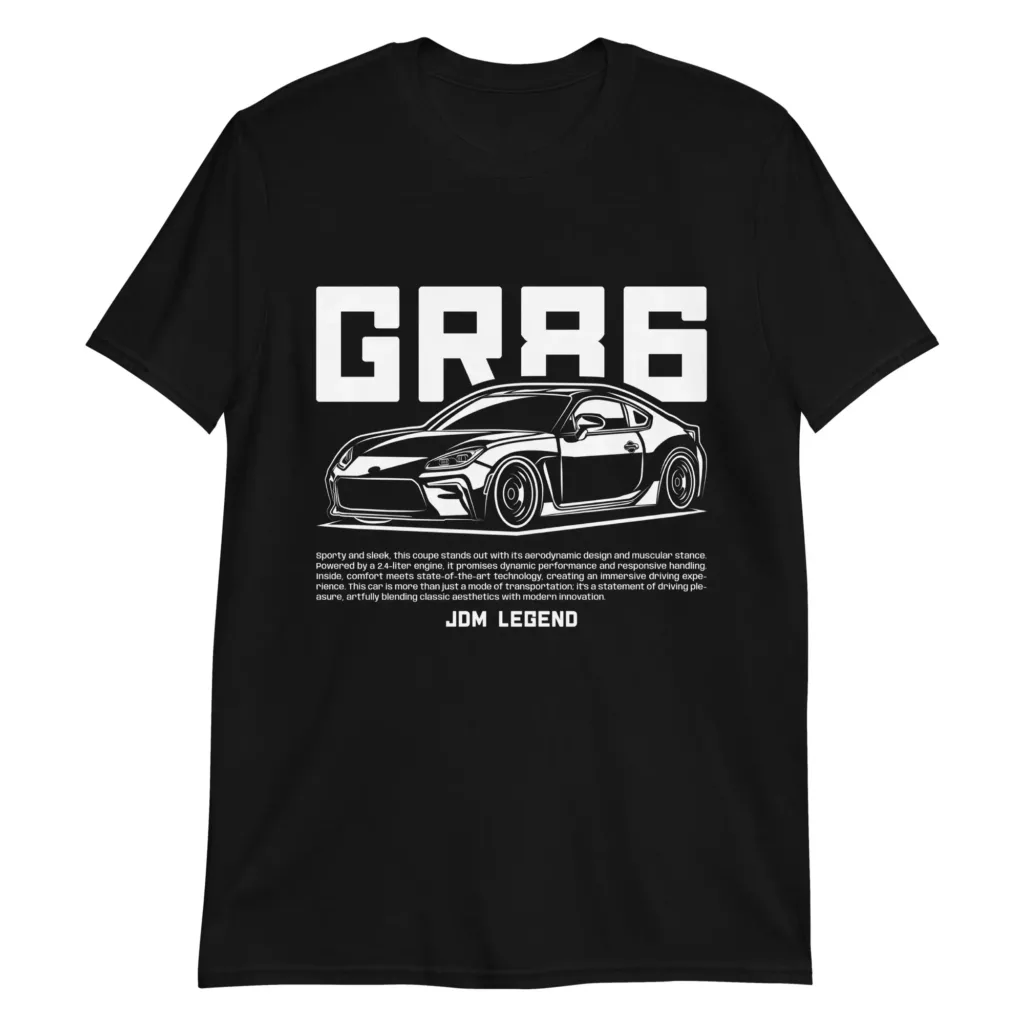 jdm-racing-gr86-t-shirt-front-view