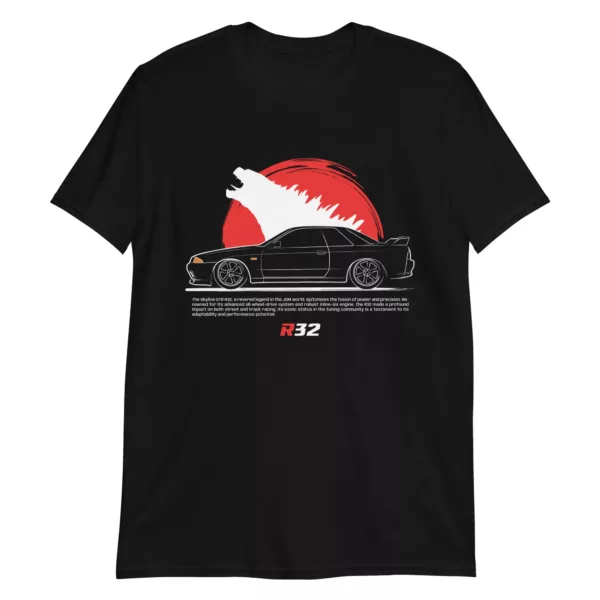 jdm-skyline-r32-t-shirt-front-view