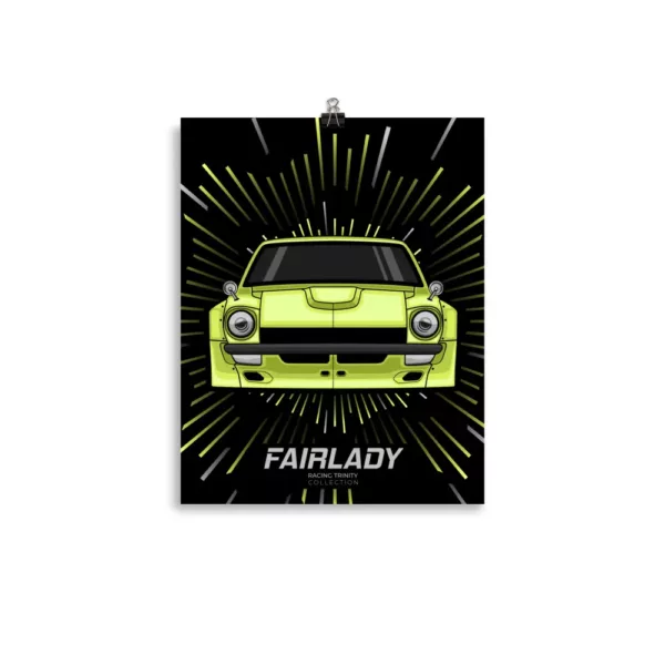 lime-fairlady-z-poster-11x14