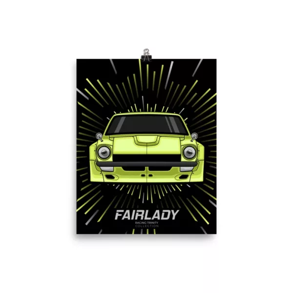 lime-fairlady-z-poster-8x10