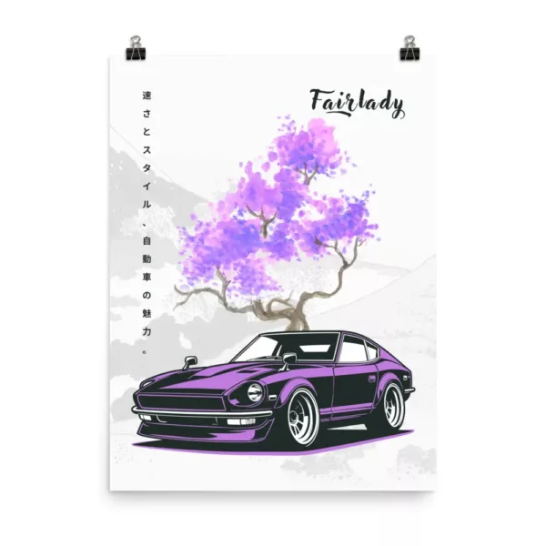 purple-fairlady-240-z-poster-18x24