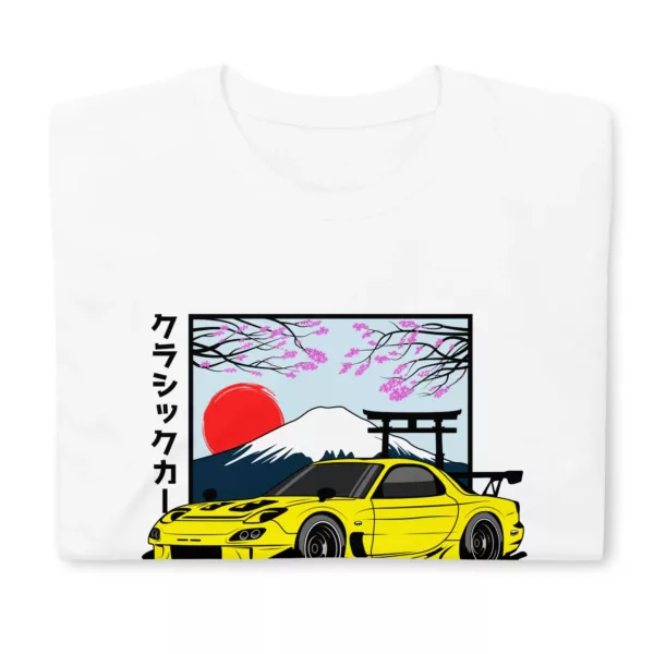 racecar-yellow-rx7-t-shirt-blend-view