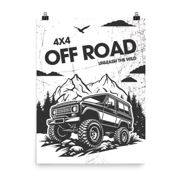 unleash-the-wild-4x4-poster-18x24