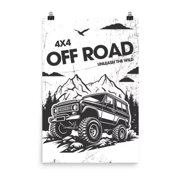 unleash-the-wild-4x4-poster-24x36